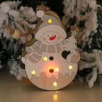 Christmas Figurine LED Light-Up Battery Operated Tabletop Decor