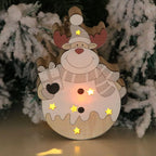 Christmas Figurine LED Light-Up Battery Operated Tabletop Decor
