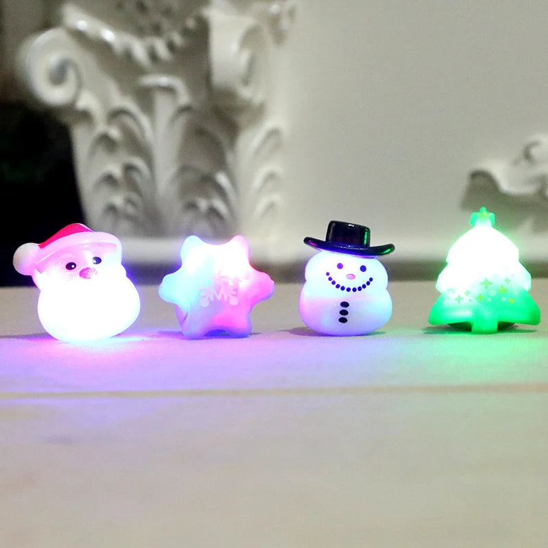Christmas Figurine LED Warm Glow & Detailed Cutouts