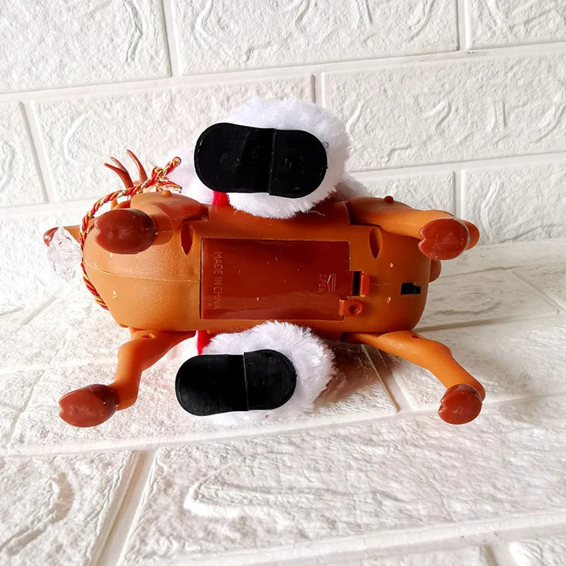 Christmas Figurine Santa Riding Reindeer Tabletop
