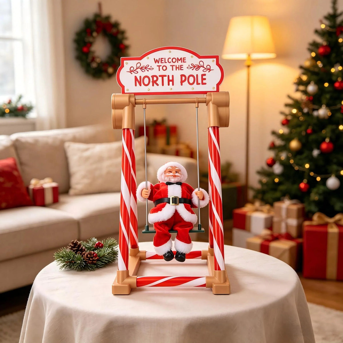 Christmas Figurine Swinging Hand-Painted 50 cm