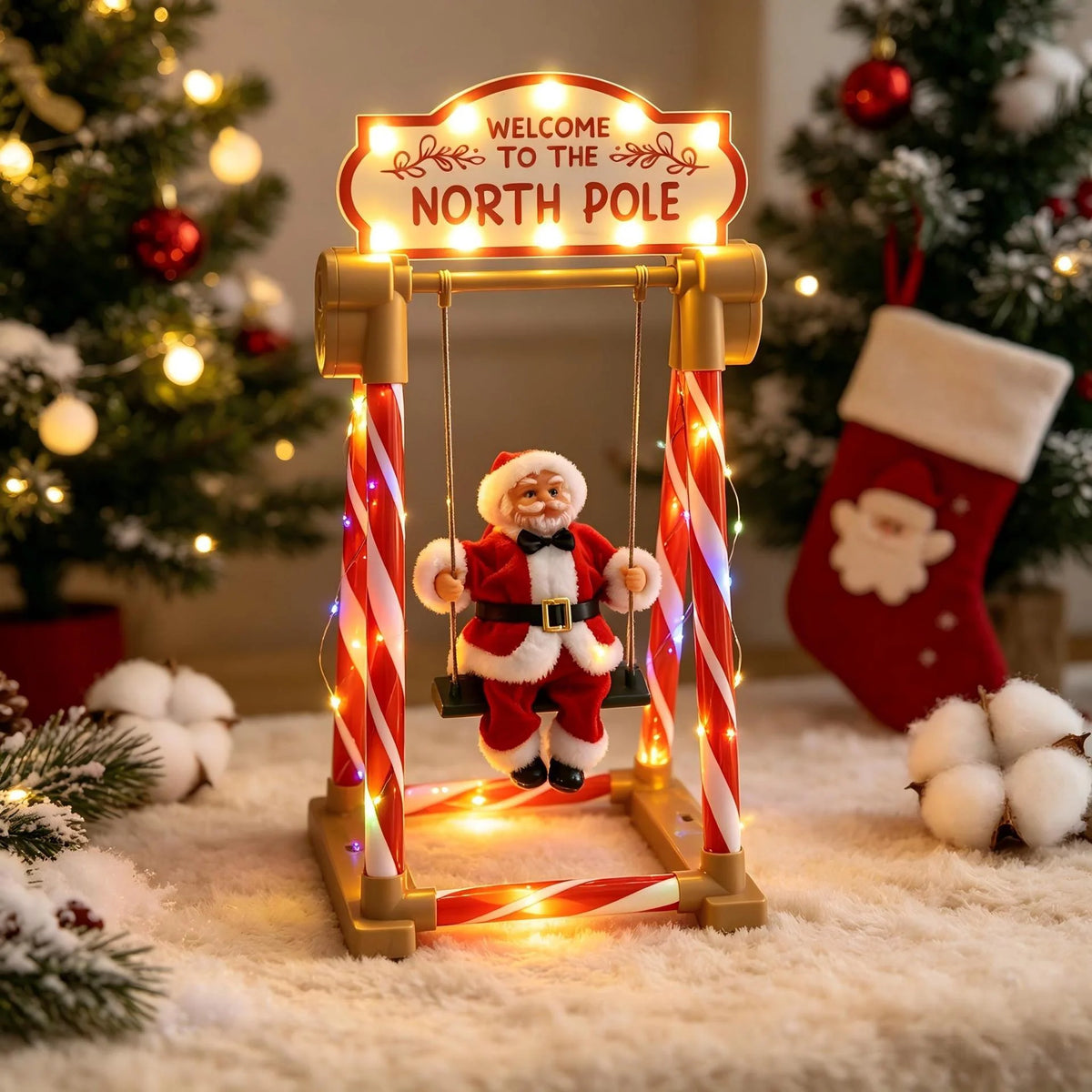 Christmas Figurine Swinging Hand-Painted 50 cm