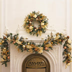 Christmas Garland Artificial Rattan Flexible Styling