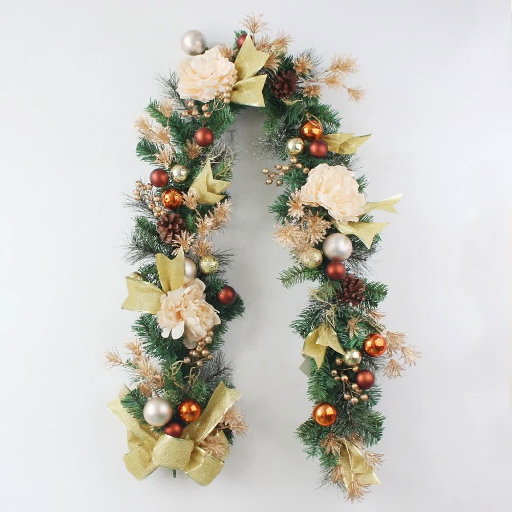 Christmas Garland Artificial Rattan Flexible Styling
