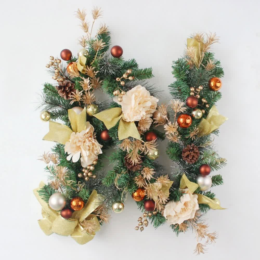 Christmas Garland Artificial Rattan Flexible Styling