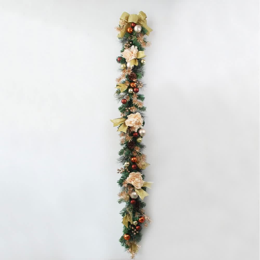 Christmas Garland Artificial Rattan Flexible Styling