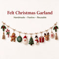 Christmas Garland Handmade Felt Reusable