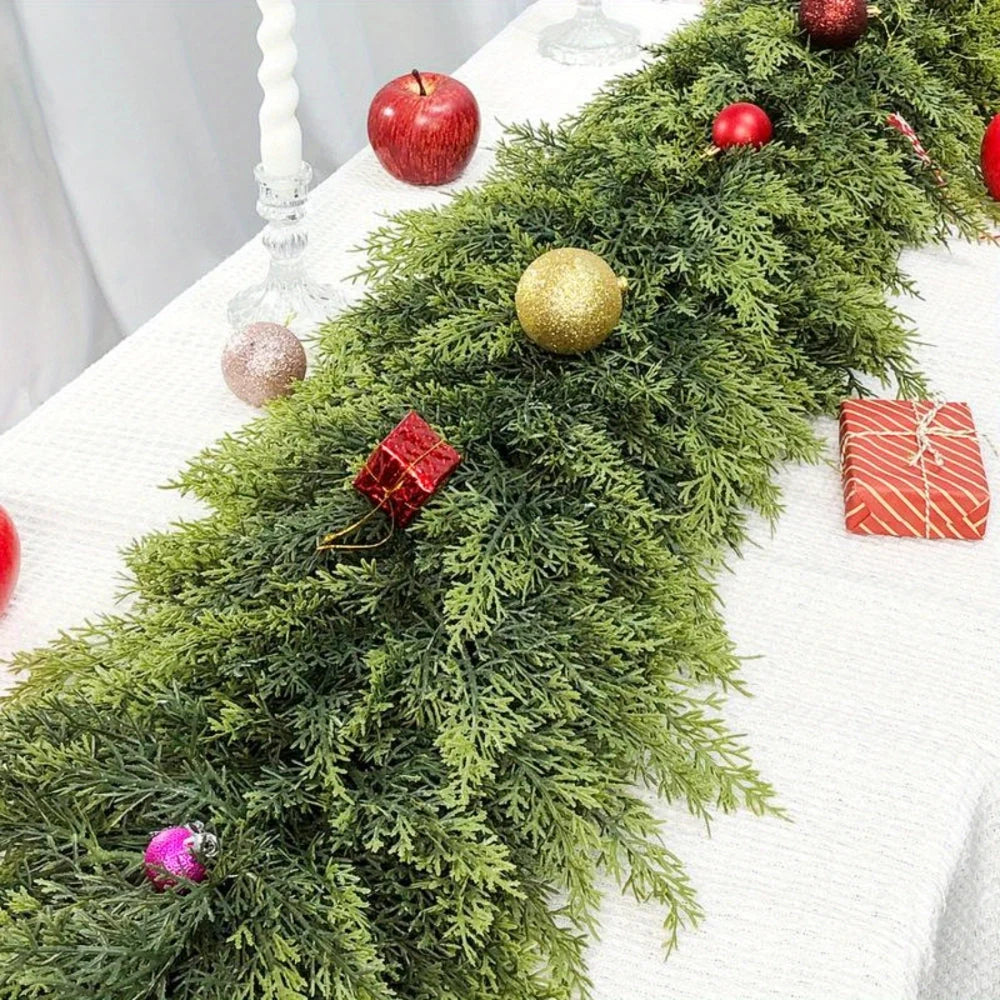 Christmas Garland Unlit Flexible 2-Piece