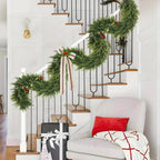 Christmas Garland Unlit Flexible 2-Piece
