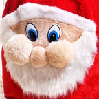 Christmas Gift Bag Santa Design Reusable Easy Closure