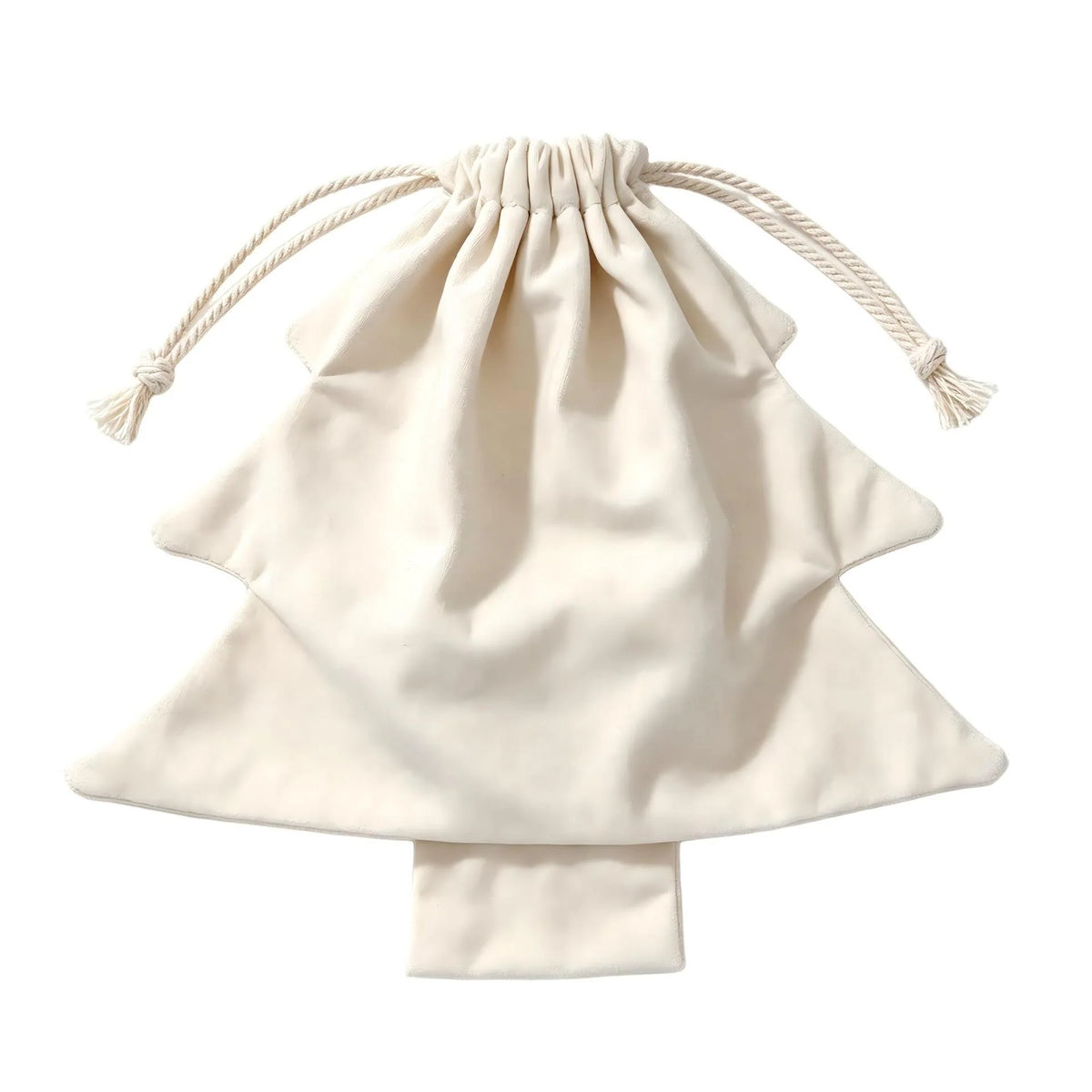 Christmas Gift Bag Tree-Shaped Durable Fabric & Drawstring Closure