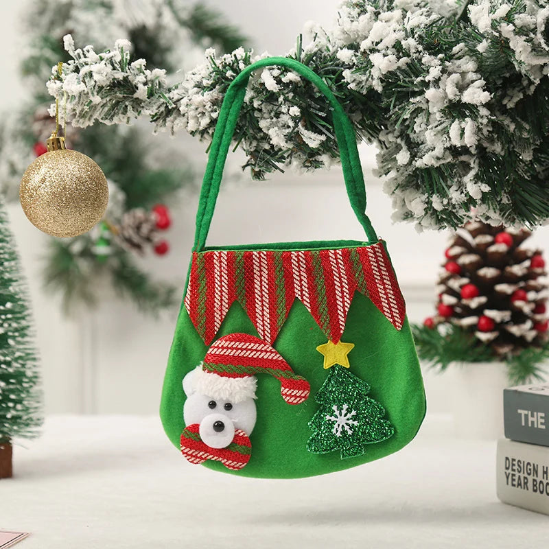 Christmas Gnome Decoration Durable Soft Face & Gift Sack