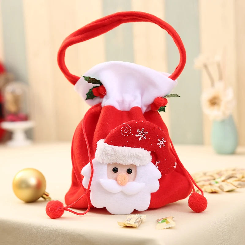 Christmas Gnome Decoration Durable Soft Face & Gift Sack