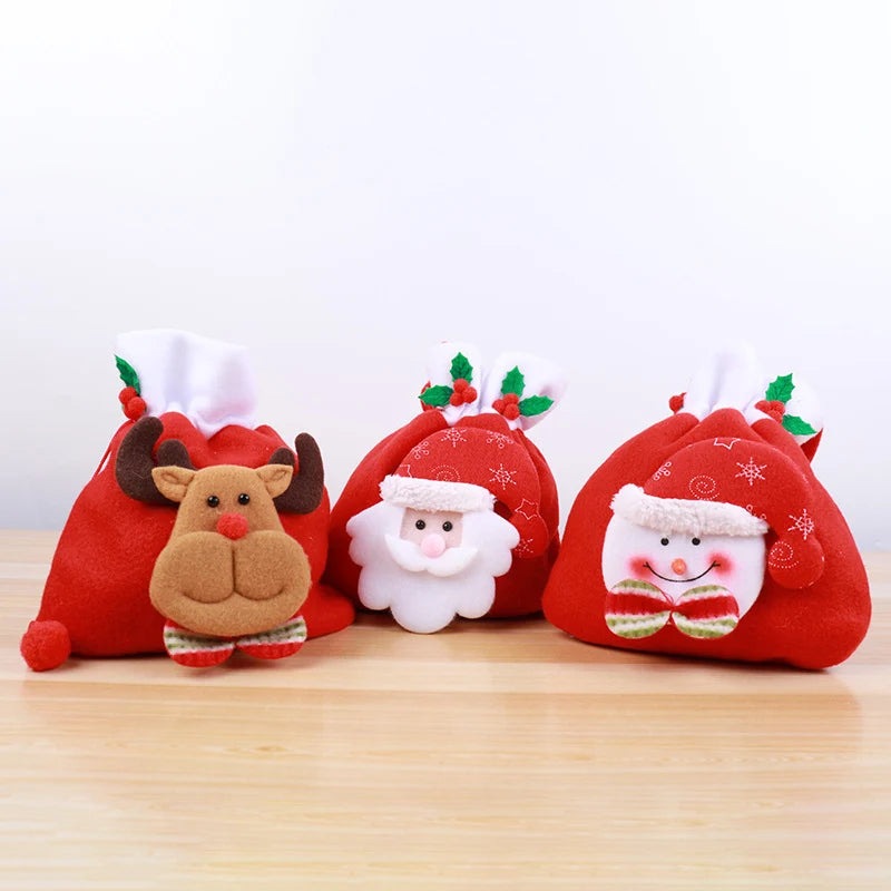 Christmas Gnome Decoration Durable Soft Face & Gift Sack