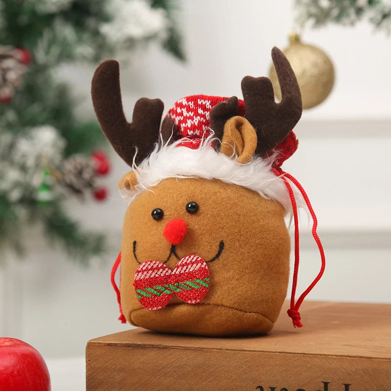 Christmas Gnome Decoration Durable Soft Face & Gift Sack