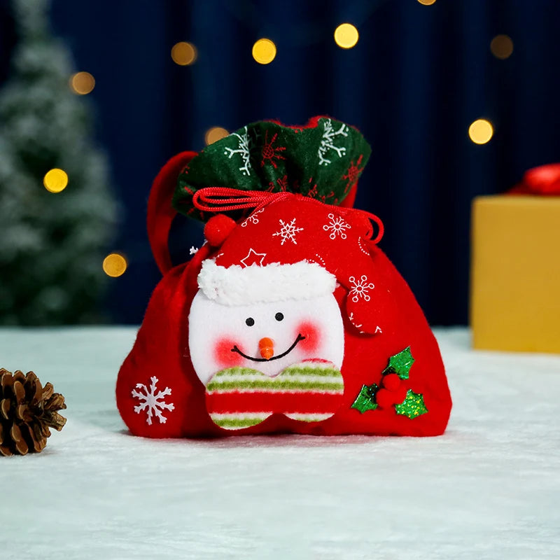 Christmas Gnome Decoration Durable Soft Face & Gift Sack