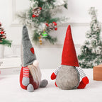 Christmas Gnome Decoration Handcrafted Plush Polyester