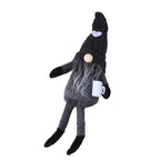 Christmas Gnome Figure Handcrafted Tall Hat Soft Gray Beard