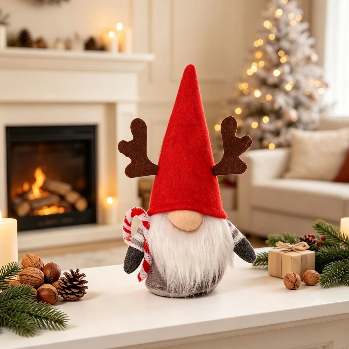 Christmas Gnome Handmade Felt Table & Shelf Decor