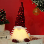 Christmas Gnome Illuminated Sequined Hat