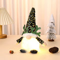 Christmas Gnome LED Light Plush Beard & Glitter Hat