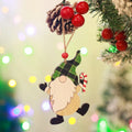 Christmas Gnome Ornament Handcrafted Wood