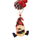 Christmas Gnome Ornament Handcrafted Wood