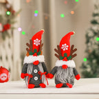 Christmas Gnome Plush Santa Hat & Reindeer Antlers