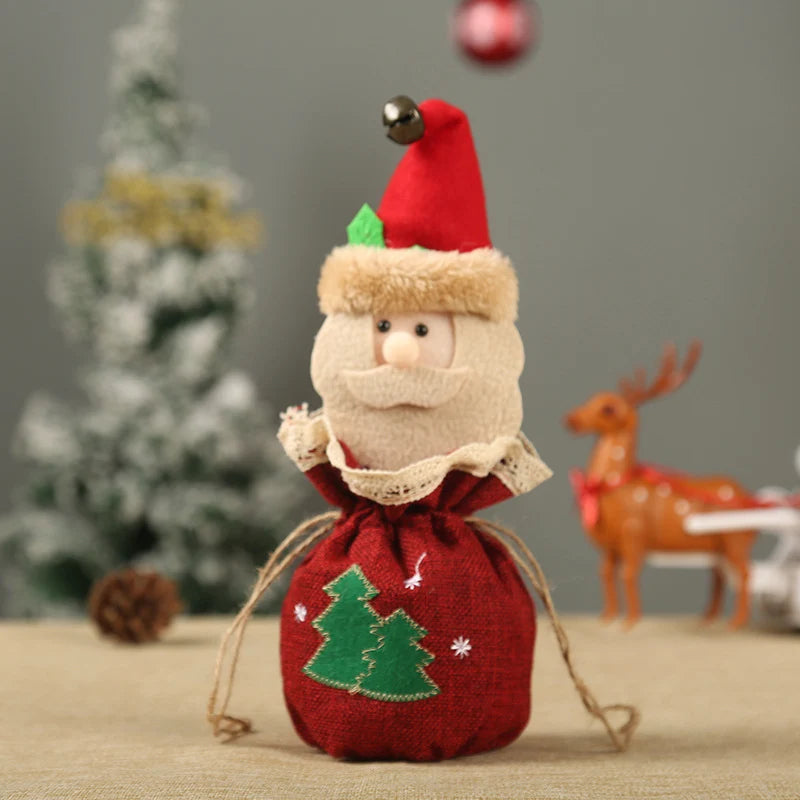 Christmas Gnome With Gift Sack Tabletop & Shelf Decor