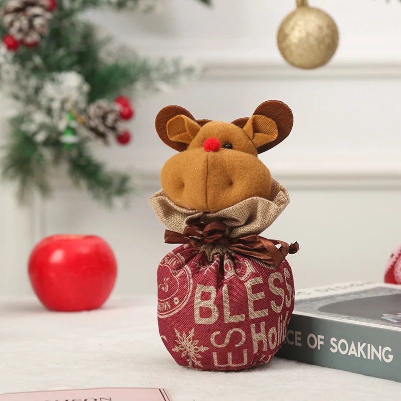Christmas Gnome With Gift Sack Tabletop & Shelf Decor
