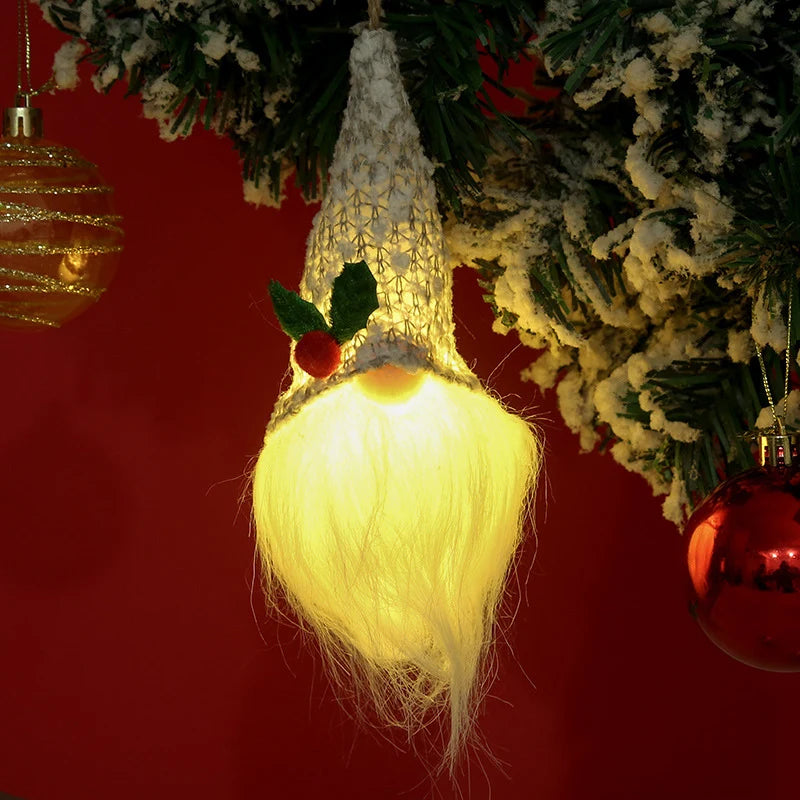 Christmas Hanging Ornament Sequined Warm Glow
