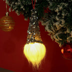 Christmas Hanging Ornament Sequined Warm Glow