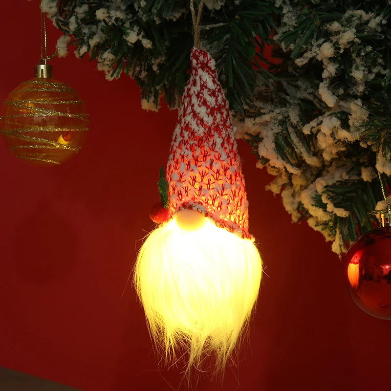 Christmas Hanging Ornament Sequined Warm Glow
