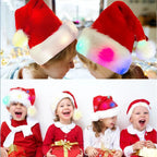 Christmas Hat Built-In LED Soft Fleece One Size
