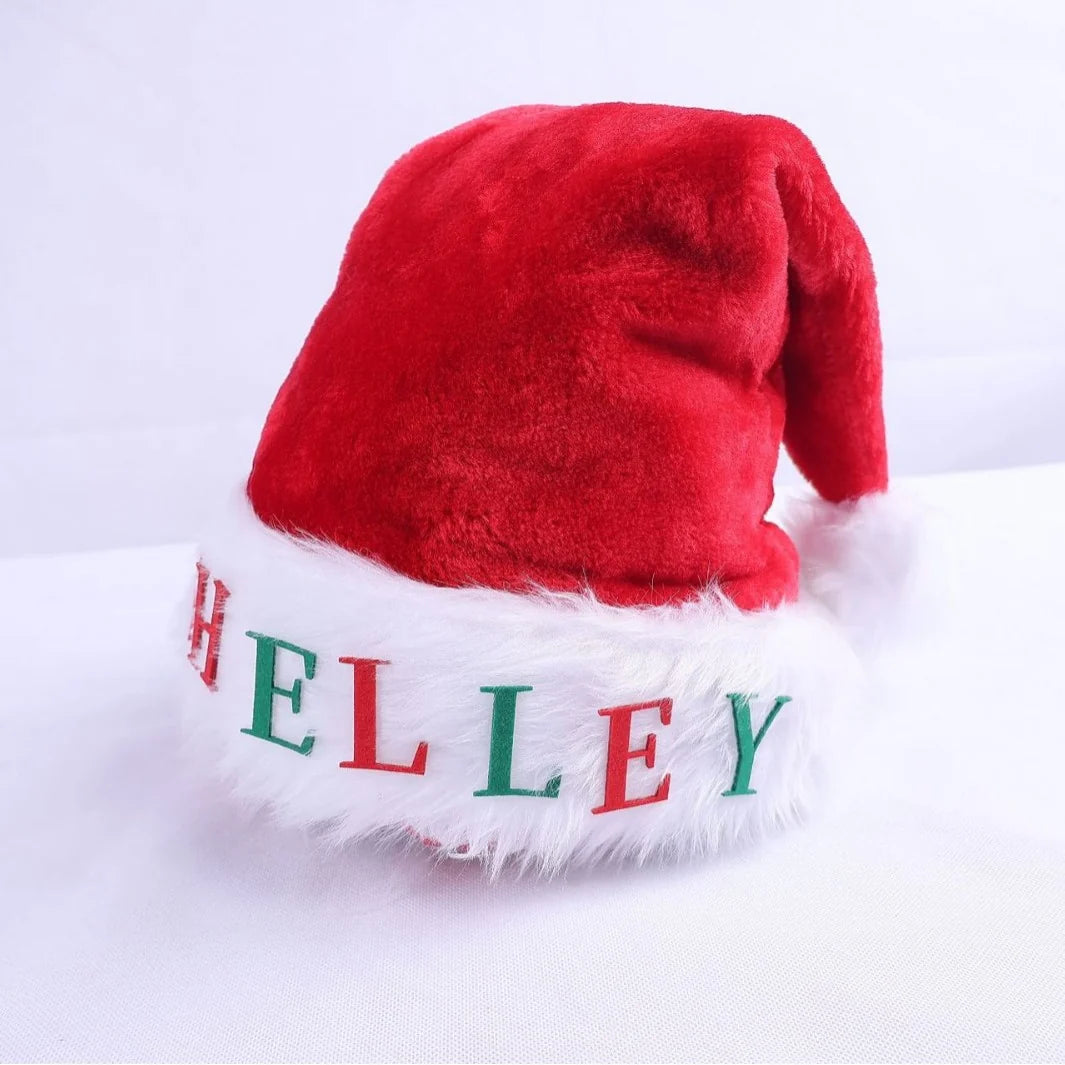 Christmas Hat LED Lights & Appliques One Size