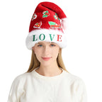 Christmas Hat LED Lights & Appliques One Size