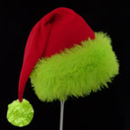 Christmas Hat Plush Edge Soft One Size