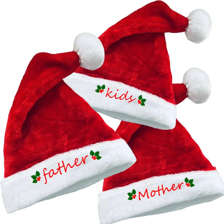Christmas Hat Plush Personalized One Size Fits All