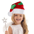 Christmas Hat Plush Trim & Flexible Fit