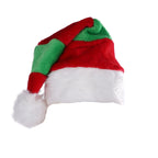 Christmas Hat Plush Trim & Flexible Fit
