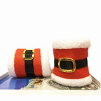Christmas Hat Soft Plush Santa Design Machine Washable