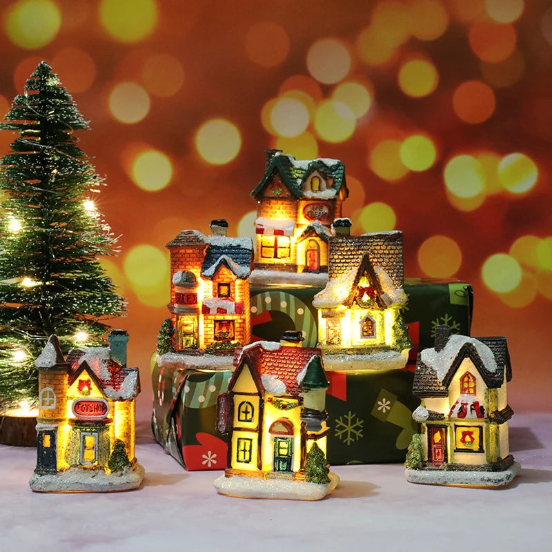Christmas House Handcrafted Integrated LED Snow Accents