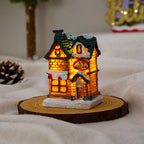 Christmas House Integrated LED Polyresin Indoor Outdoor
