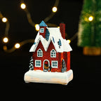 Christmas House Integrated LED Polyresin Indoor Outdoor