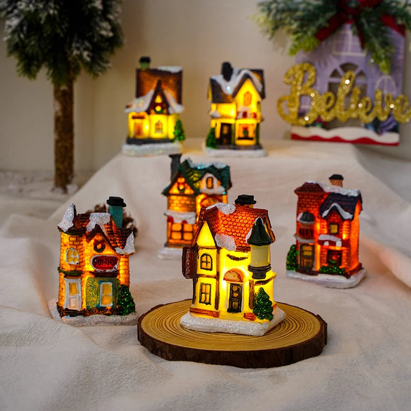 Christmas House Light Handcrafted Soft Glow Weatherproof