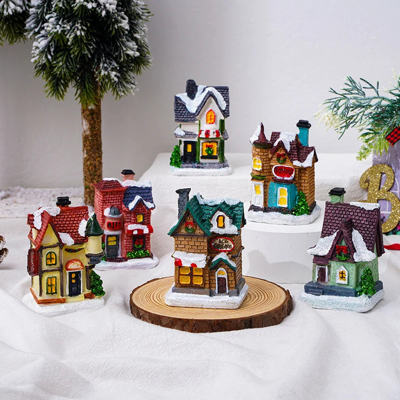 Christmas House Light Handcrafted Soft Glow Weatherproof