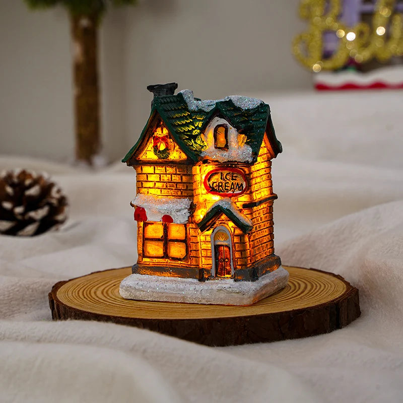 Christmas House Light Handcrafted Soft Glow Weatherproof