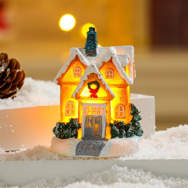 Christmas House Light Handcrafted Soft Glow Weatherproof