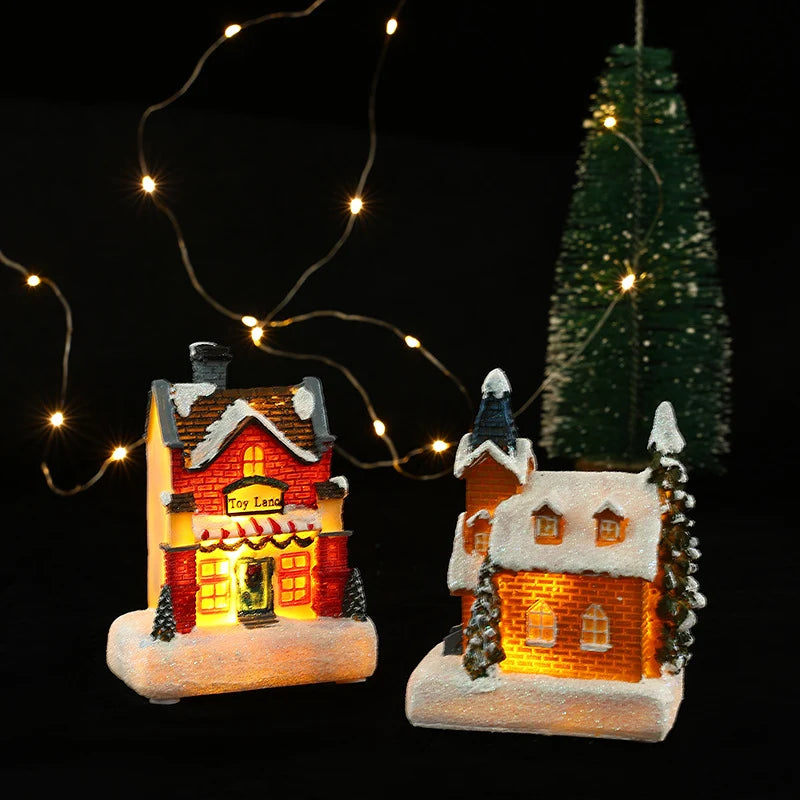 Christmas House Light Warm LED Energy-Efficient Plug-In