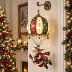 Christmas Lamp Santa Balloon Design Warm White Wall Mount
